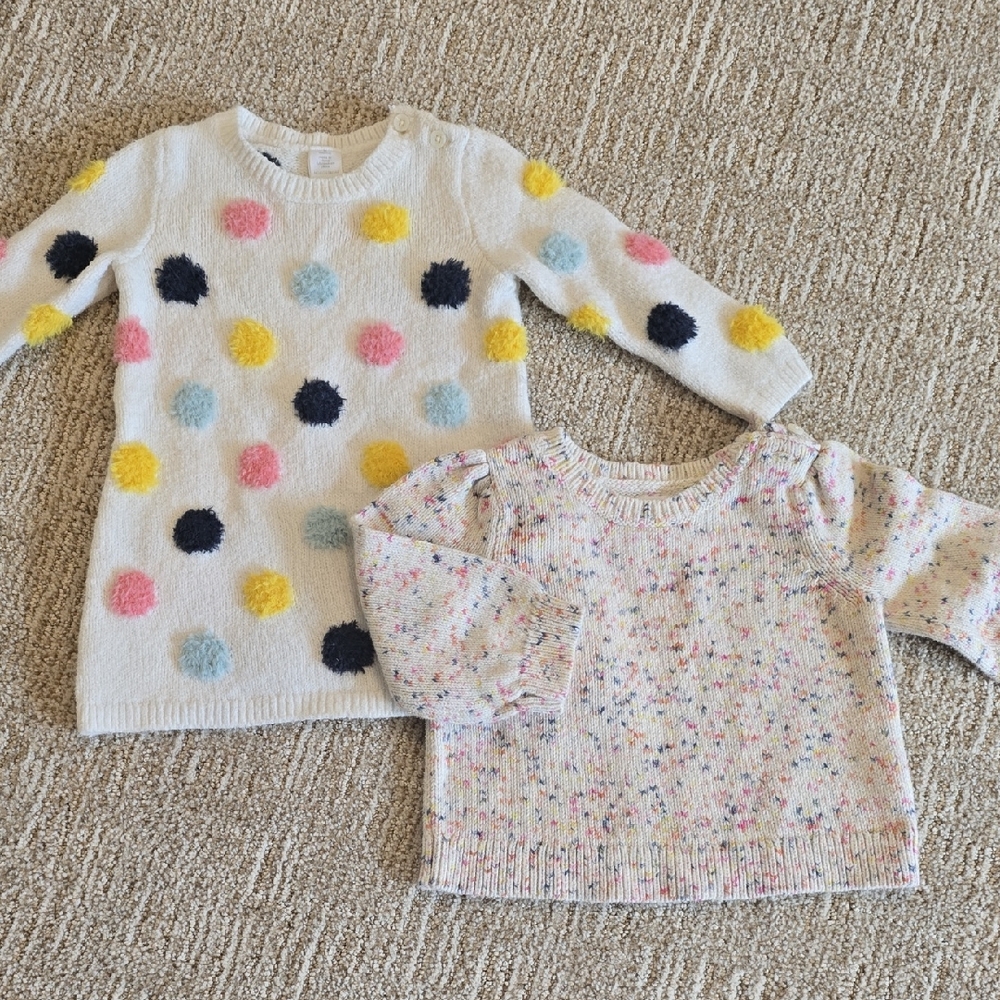 Baby Girl Sweater Bundle With Matching Pants!